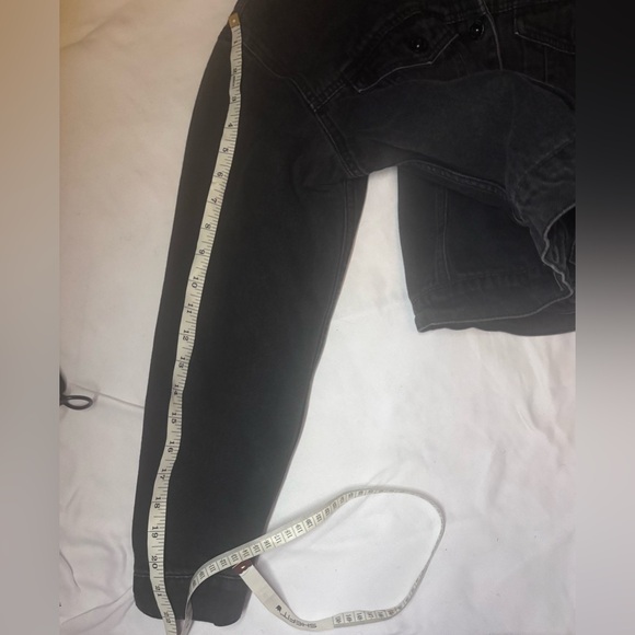 🖤 Mango Cropped Sherpa Collar Denim Jacket | Size M 🖤 - Picture 8 of 10